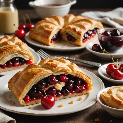 Искусство приготовления штруделя с вишней со слоеным тестом: вкус, который покоряет сердца